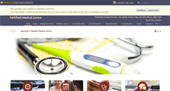 Desktop Screenshot of parkfieldmedicalcentre.co.uk