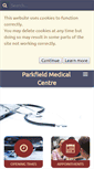 Mobile Screenshot of parkfieldmedicalcentre.co.uk